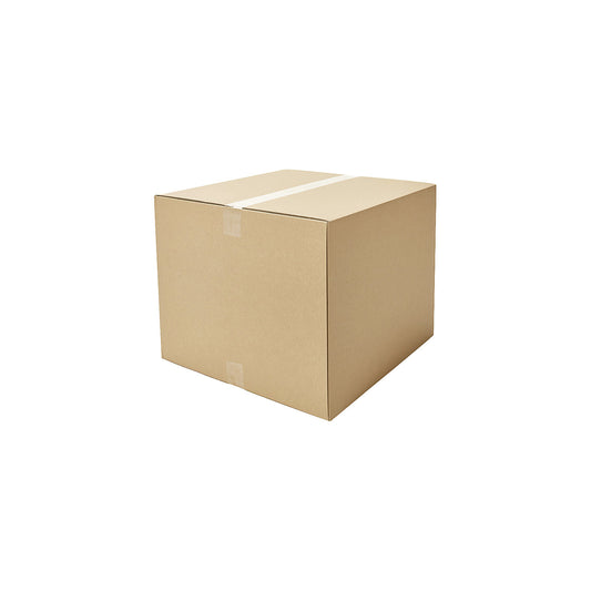 Folding corrugated cardboard box, length 500 - 599 mm, LxWxH 500 x 500 x 500 mm, double fluted, pack of 5.