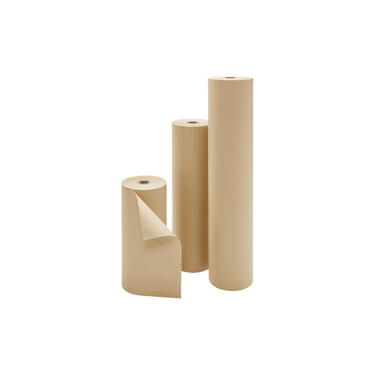 Packing paper on a roll, width 1500 mm, brown, length 227 m, 80 g/m².