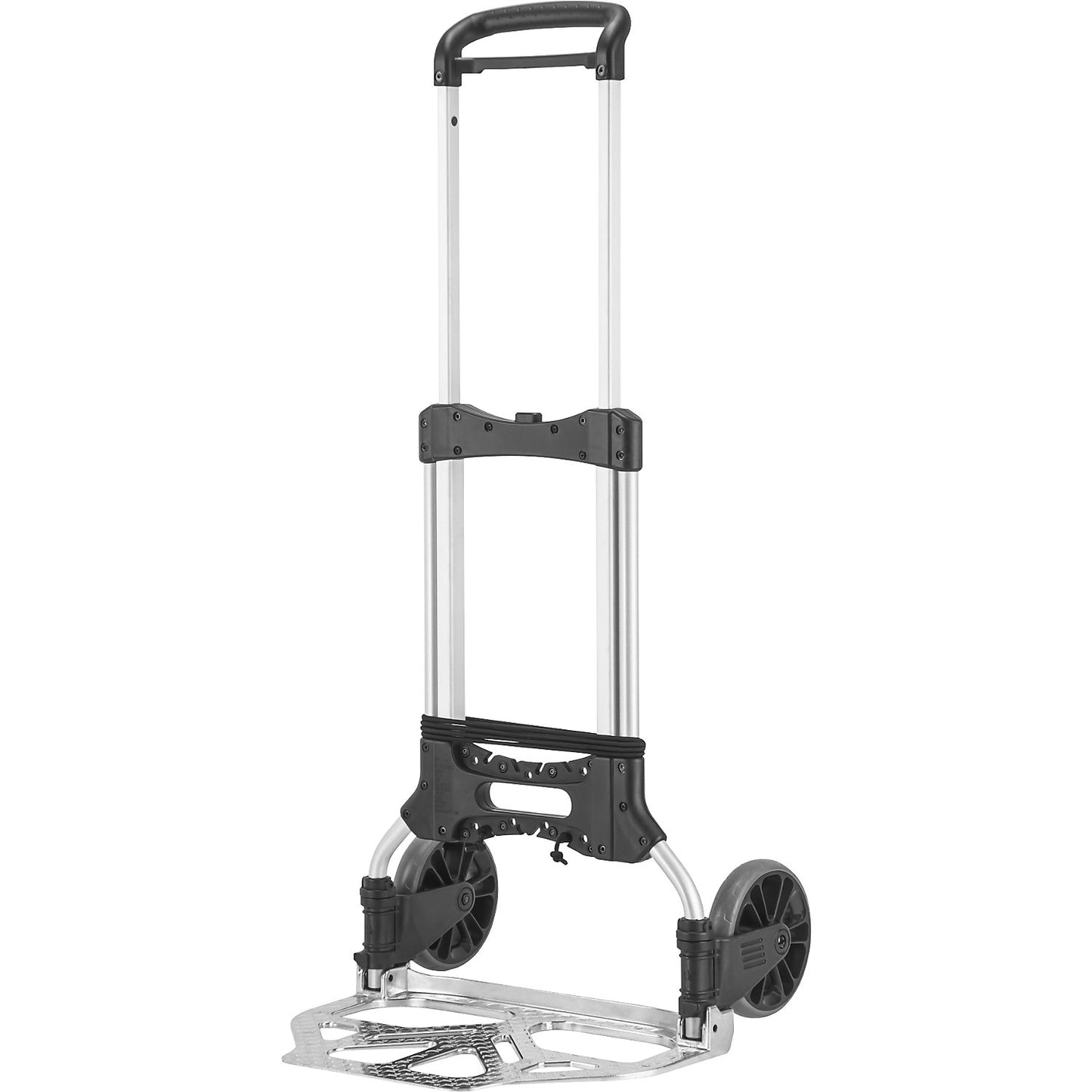 Fold flat sack truck, max. load 125 kg, non-marking polymer.