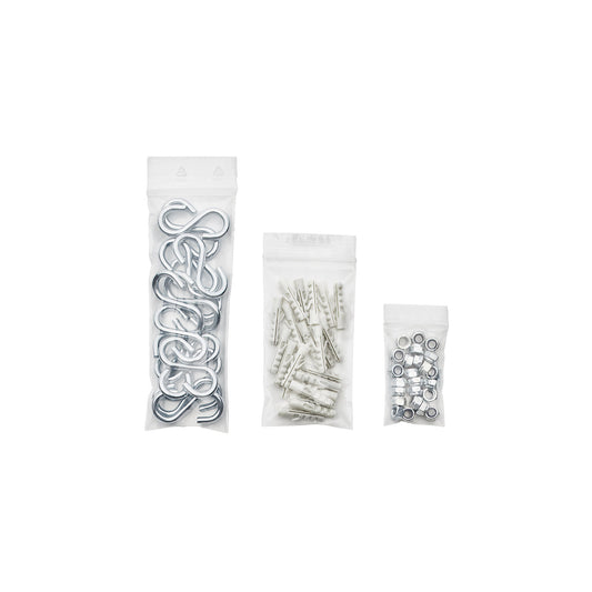Pressure seal bag, high pressure polyethylene, thickness 90 µm, WxL 300 x 400 mm, pack of 100.