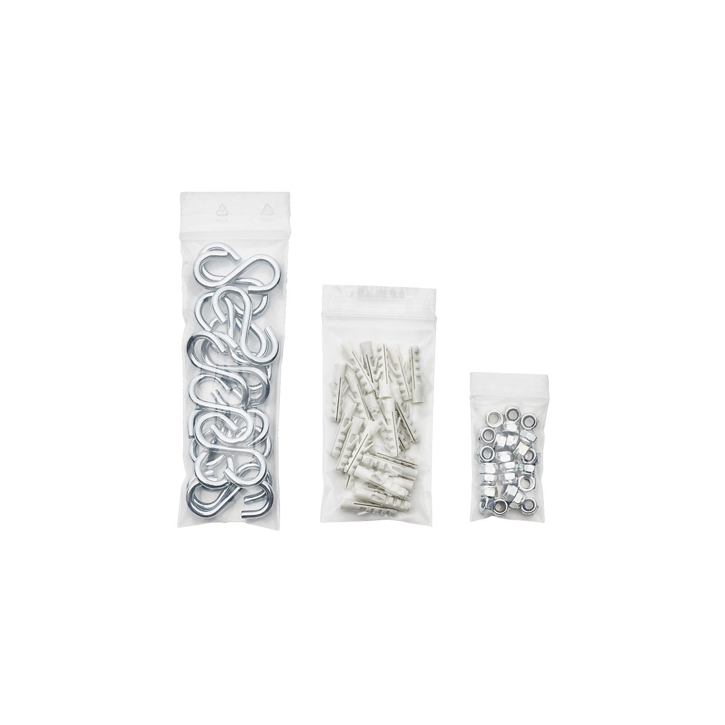 Pressure seal bag, high pressure polyethylene, thickness 90 µm, WxL 400 x 600 mm, pack of 100.