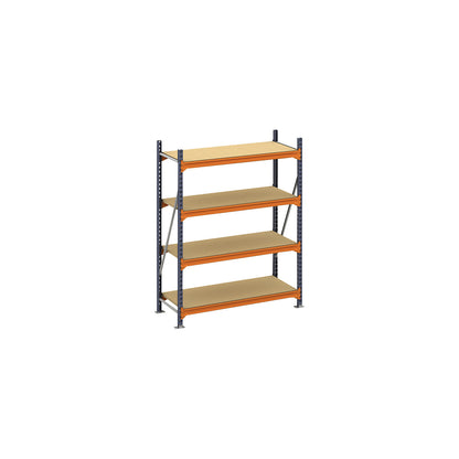 Wide span shelving unit, max. bay load 4000 kg, HxWxD 2500 x 1448 x 800 mm, standard shelf unit.