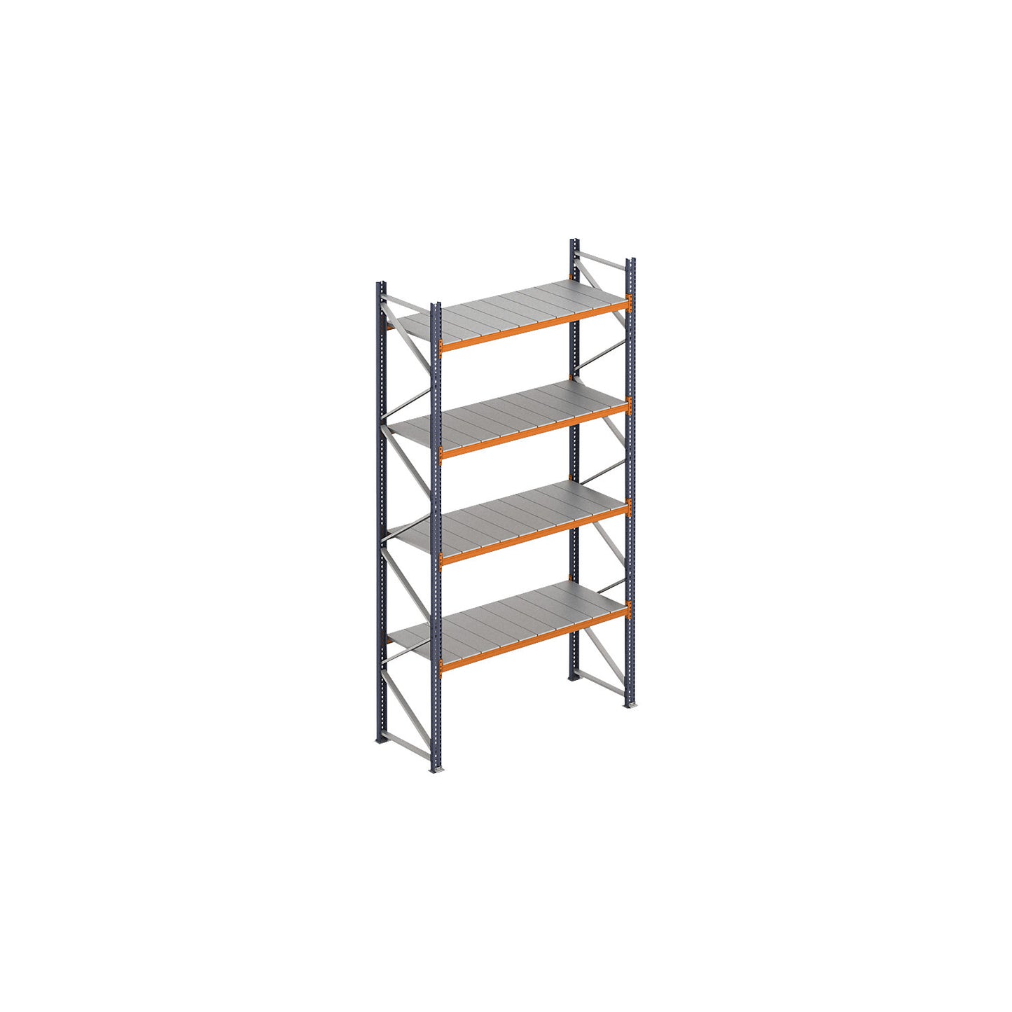 Wide span shelving unit, max. bay load 8000 kg, HxWxD 2500 x 1511.2 x 1100 mm, standard shelf unit.