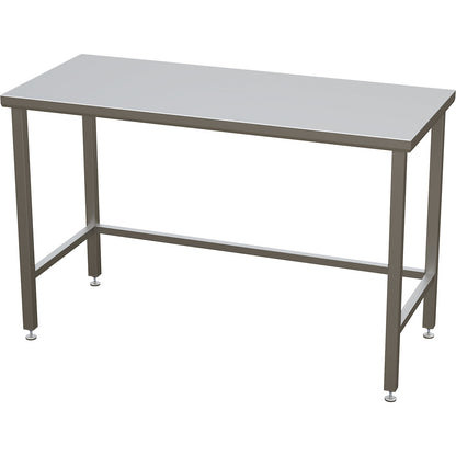 Cleanroom table with smooth worktop, ISO 14644-1:4, HxWxD 900 x 1400 x 800 mm.