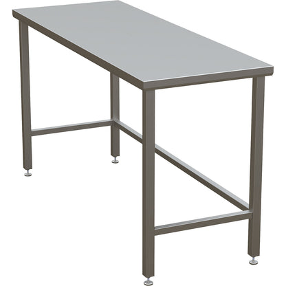 Cleanroom table with smooth worktop, ISO 14644-1:4, HxWxD 900 x 1600 x 800 mm.