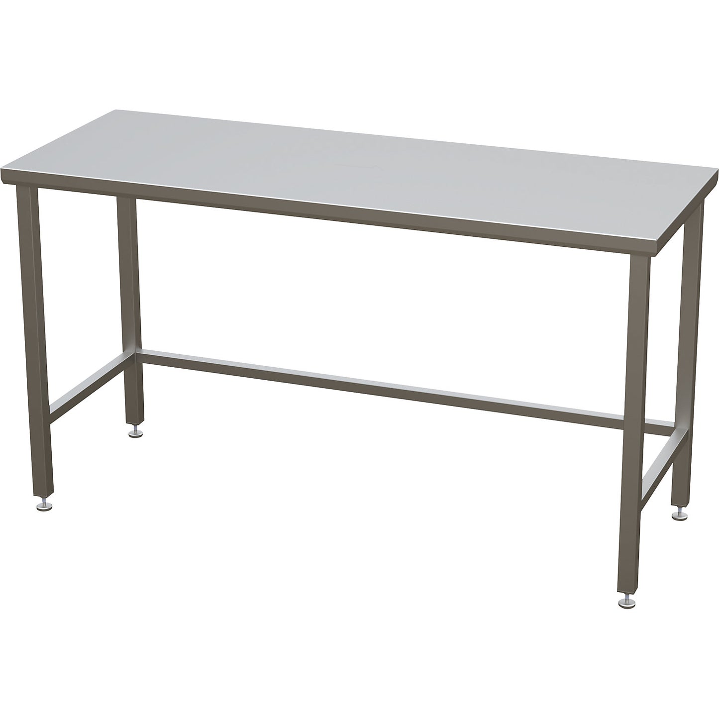 Cleanroom table with smooth worktop, ISO 14644-1:4, HxWxD 900 x 1600 x 700 mm.