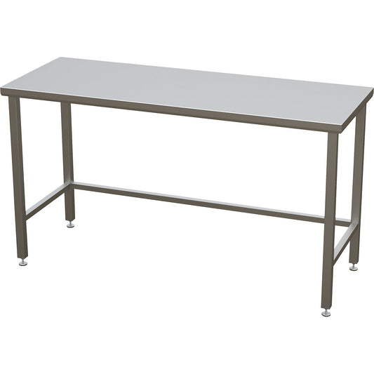 Cleanroom table with smooth worktop, ISO 14644-1:4, HxWxD 900 x 1600 x 700 mm.
