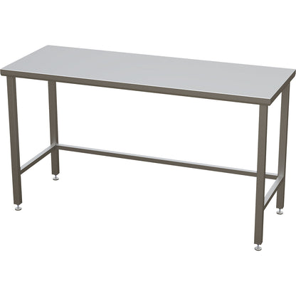 Cleanroom table with smooth worktop, ISO 14644-1:4, HxWxD 900 x 1600 x 600 mm.