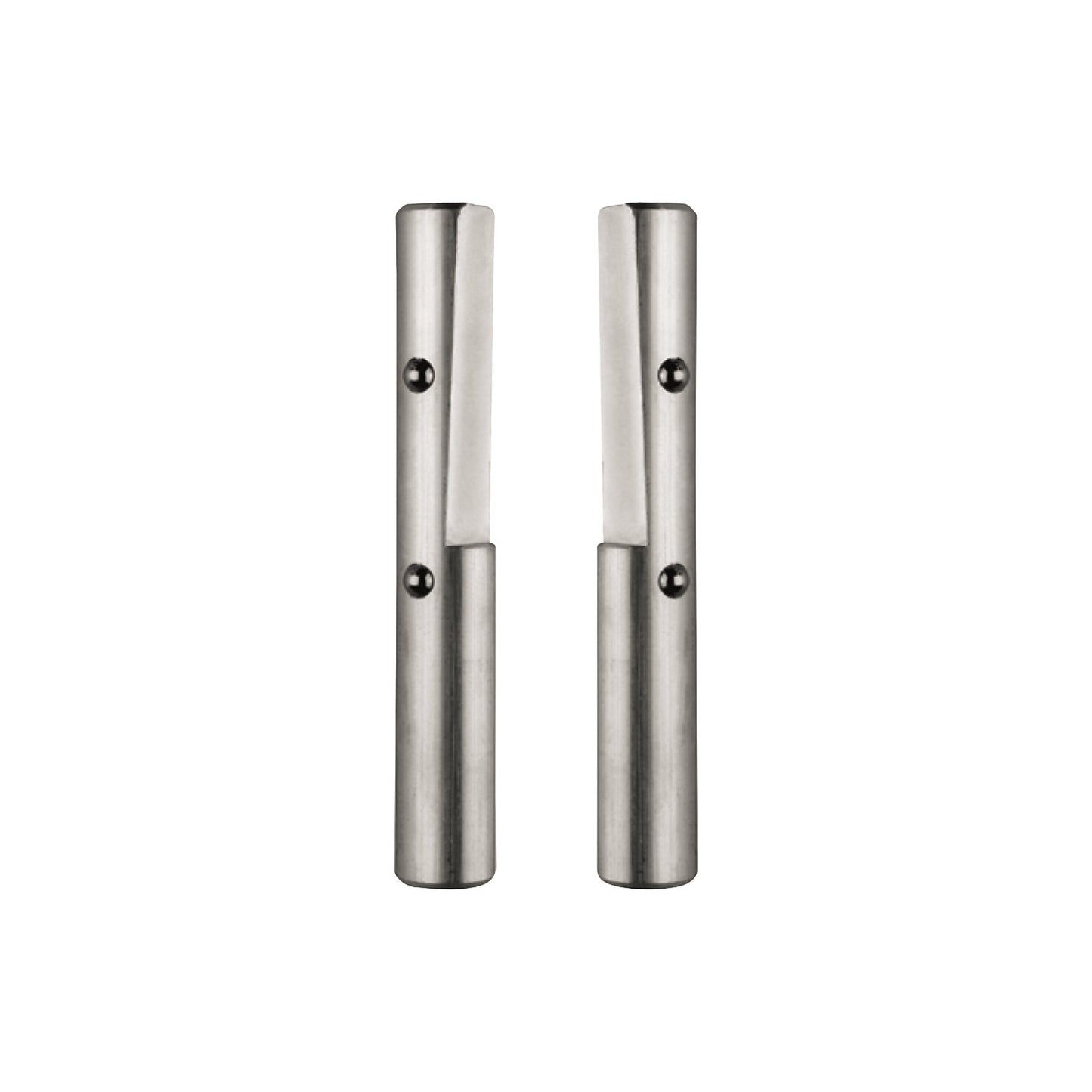 Aluminium round bench dog set, for professional workbench, pack of 2.