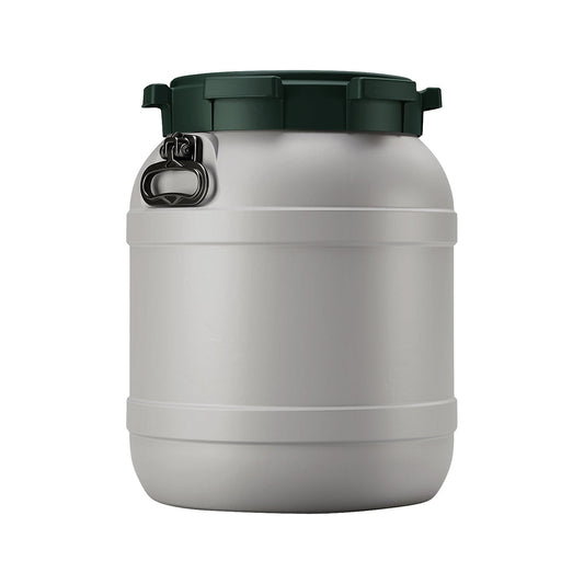 UN-X wide neck drum, grey green, height 520 mm, capacity 55 l.