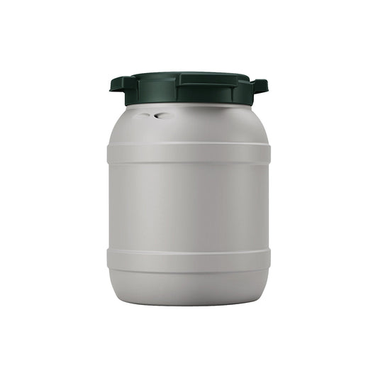 UN-X wide neck drum, grey green, height 265 mm, capacity 6 l.