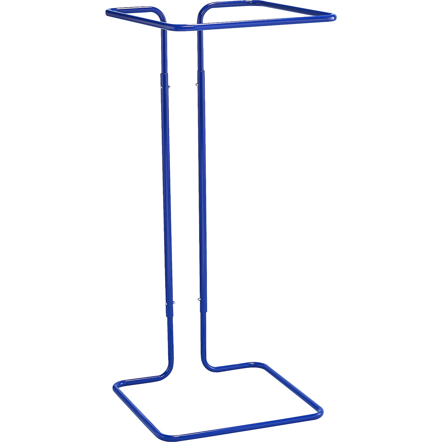 Waste sack holder, stationary, capacity up to 400 l, blue.