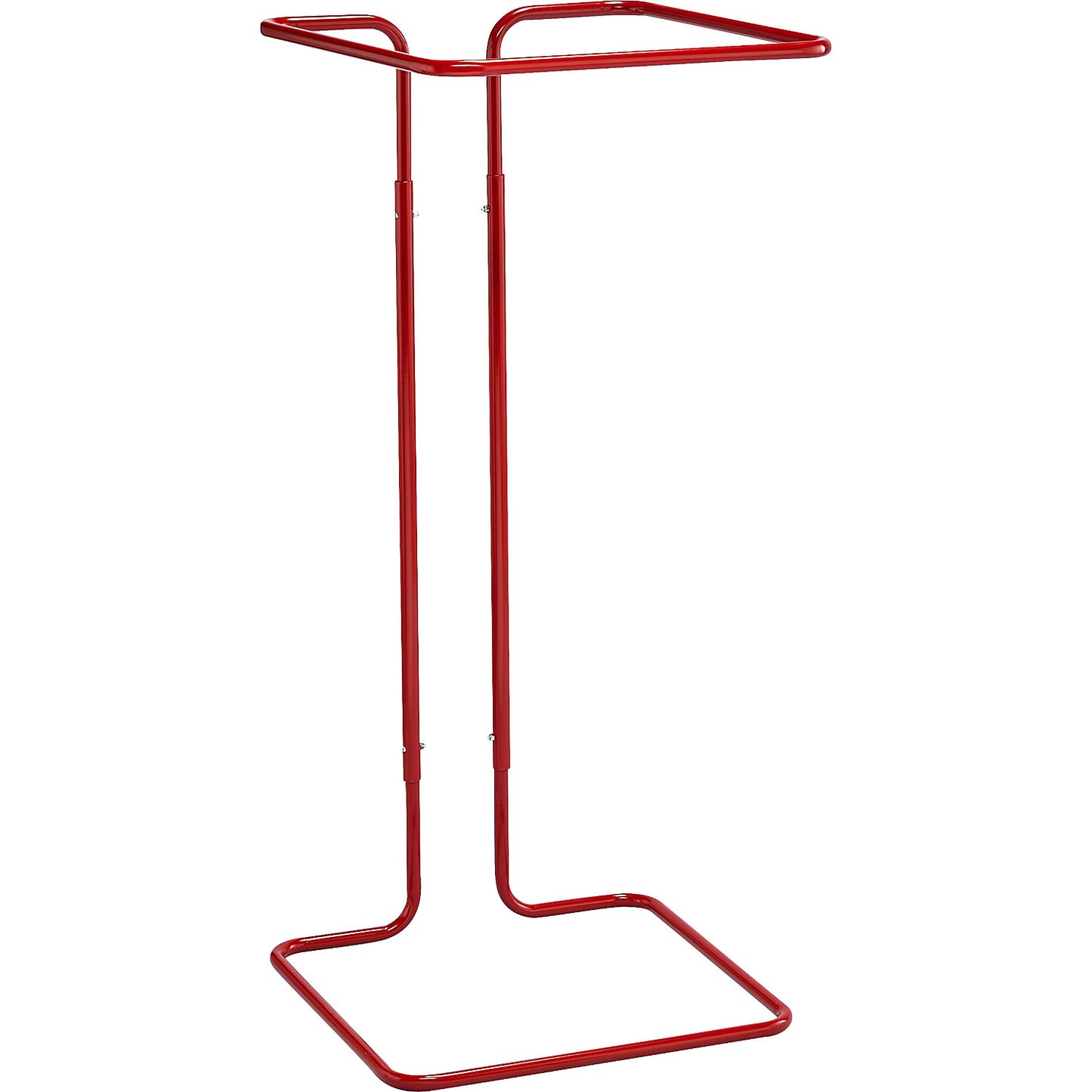 Waste sack holder, stationary, capacity up to 400 l, red.