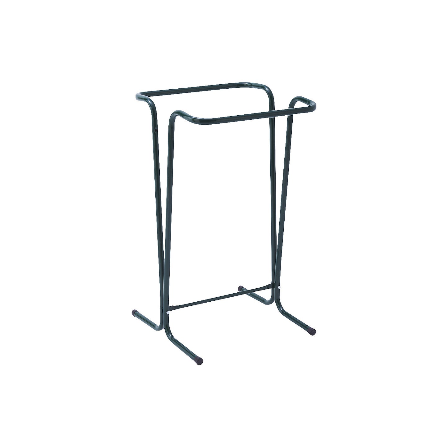 Waste sack holder, stationary, capacity up to 110 l, green.