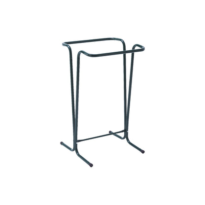 Waste sack holder, stationary, capacity up to 110 l, green.