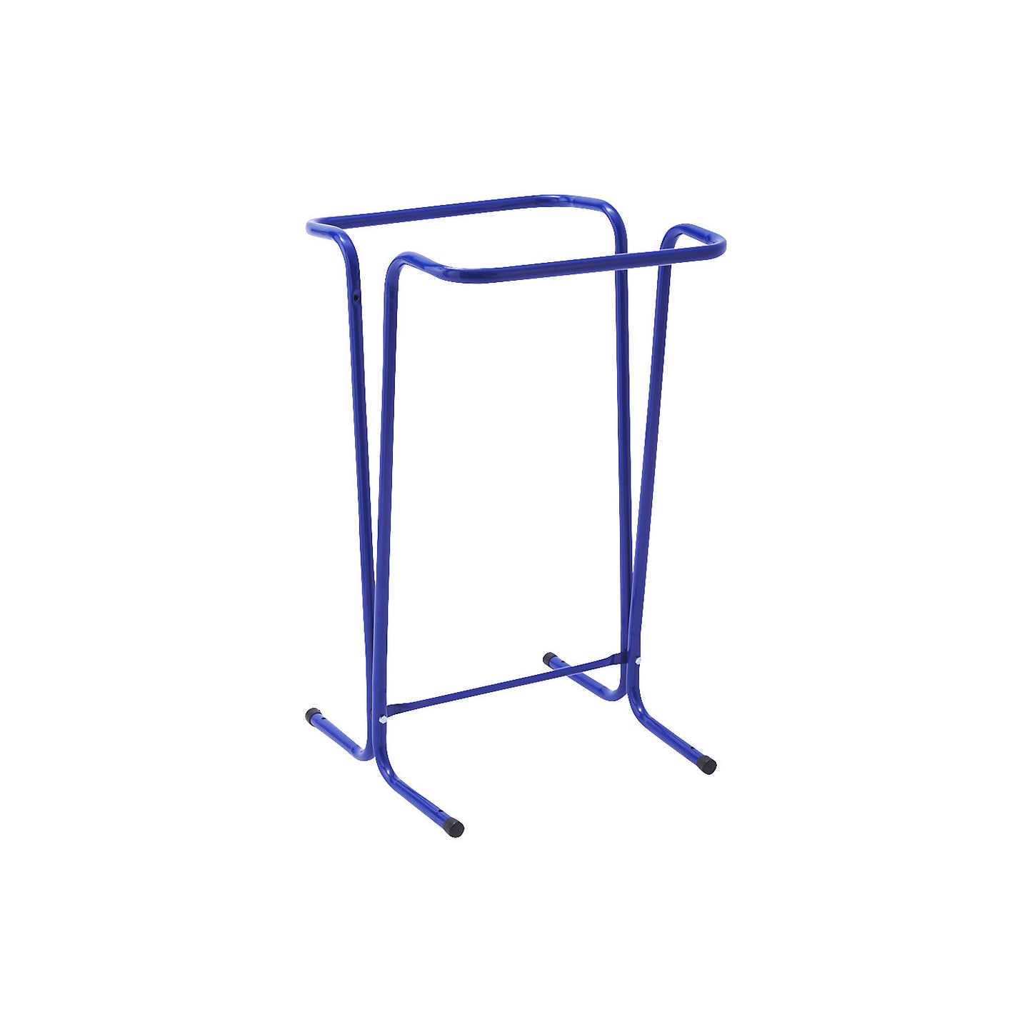 Waste sack holder, stationary, capacity up to 110 l, blue.