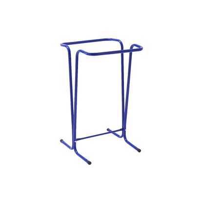 Waste sack holder, stationary, capacity up to 110 l, blue.