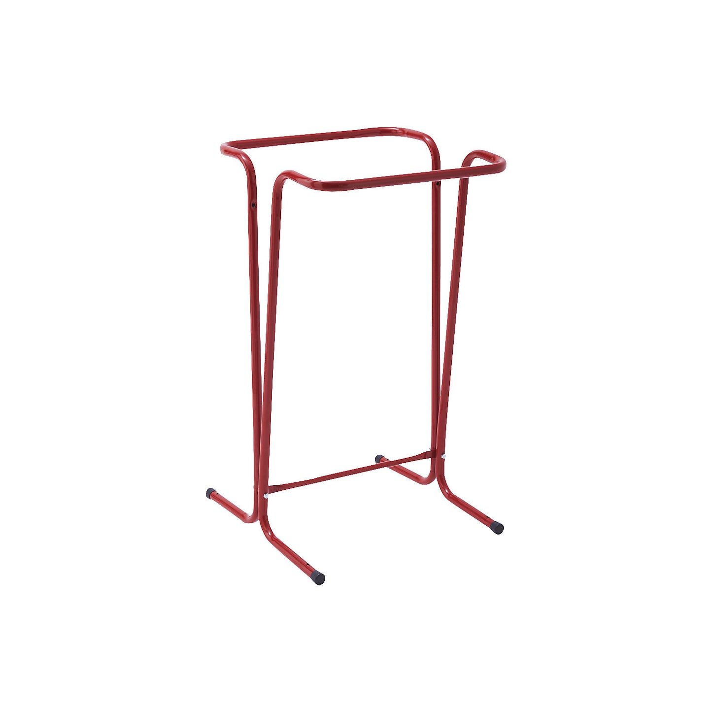 Waste sack holder, stationary, capacity up to 110 l, red.