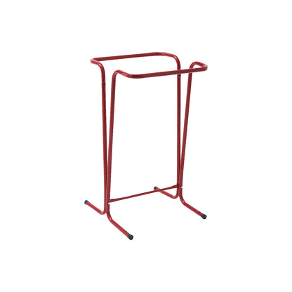Waste sack holder, stationary, capacity up to 110 l, red.