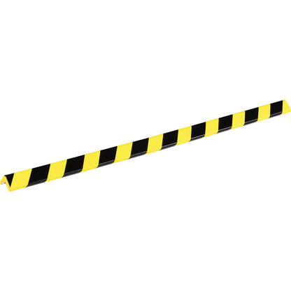Edge protection profile, type C35, 1 m profile, WxH 45 x 45 mm, yellow / black.
