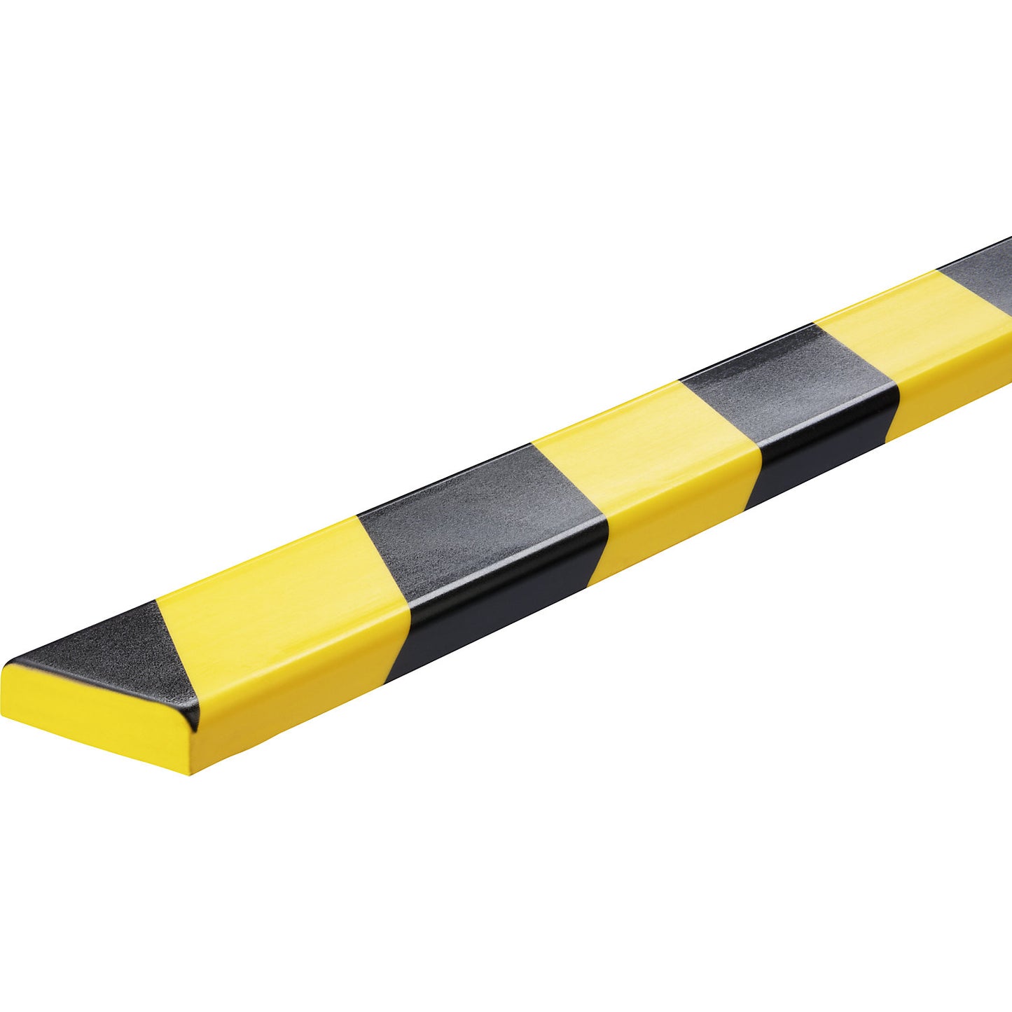 Surface protection profile, type S10, 1 m profile, WxH 40 x 10 mm, yellow/black.