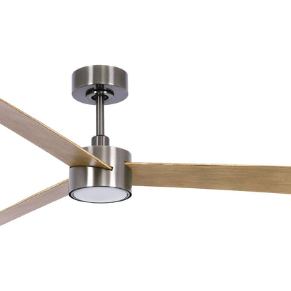 Lucci air Climate IV ceiling fan, incl. remote control and GX53 bulb, chrome.
