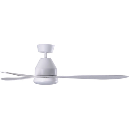 Lucci air Whitehaven ceiling fan, incl. remote control and GX53 bulb, white.