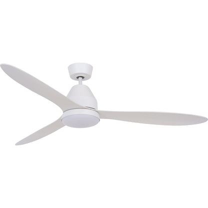 Lucci air Whitehaven ceiling fan, incl. remote control and GX53 bulb, white.