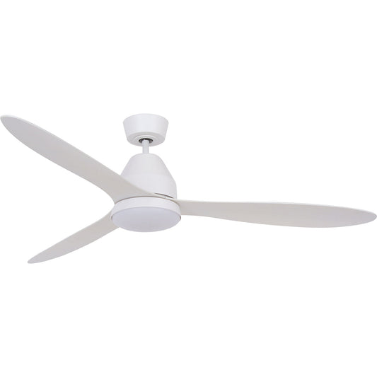 Lucci air Whitehaven ceiling fan, incl. remote control and GX53 bulb, white.