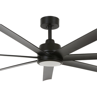 Lucci air Atlanta ceiling fan, incl. remote control and GX53 bulb, black.