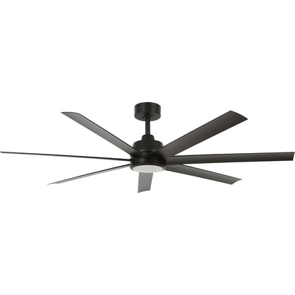 Lucci air Atlanta ceiling fan, incl. remote control and GX53 bulb, black.