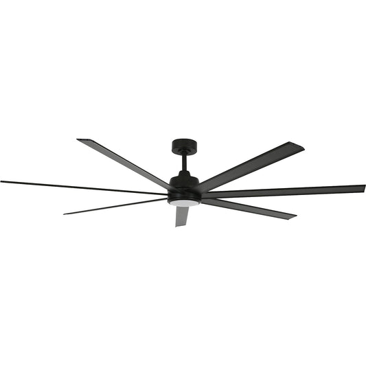 Lucci air Atlanta II ceiling fan, incl. remote control, black.