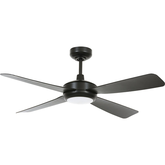 Lucci air Slipstream ceiling fan, incl. remote control and GX53 bulb, black.