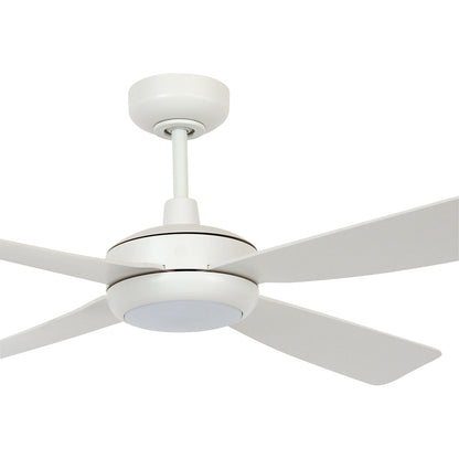 Lucci air Slipstream ceiling fan, incl. remote control and GX53 bulb, white.