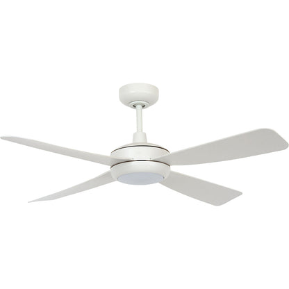 Lucci air Slipstream ceiling fan, incl. remote control and GX53 bulb, white.