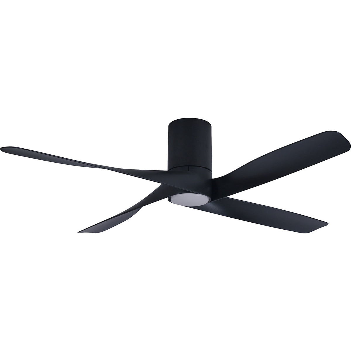 Lucci air Riviera ceiling fan, incl. remote control and GX53 bulb, black.