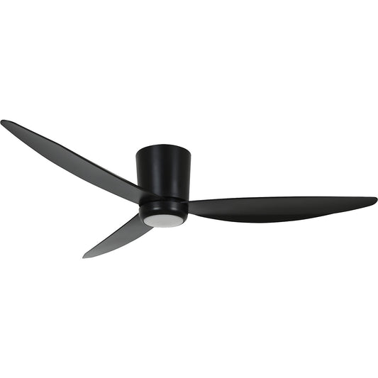 Lucci air Array ceiling fan, incl. remote control and GX53 bulb, black.