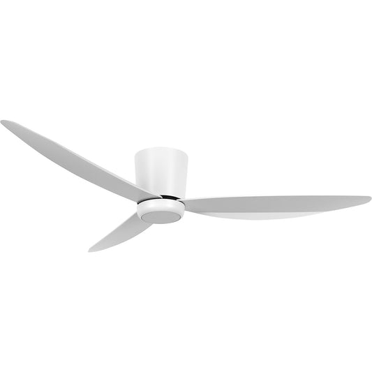 Lucci air Array ceiling fan, incl. remote control and GX53 bulb, white.