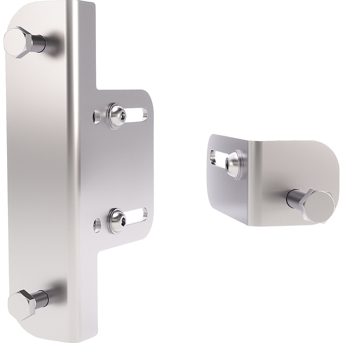 Tube fastening system, for Ø 37 - 52 mm, stainless steel.