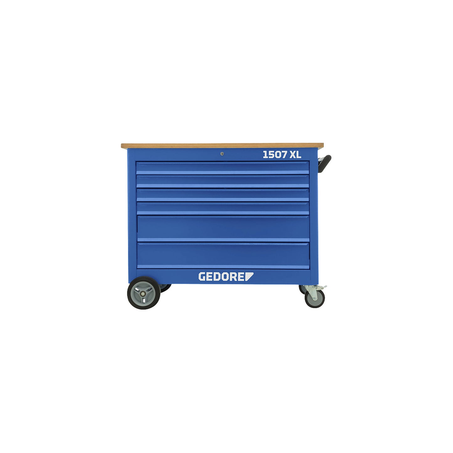 Mobile workbench, incl. 308 piece tool kit, worktop width 1200 mm.