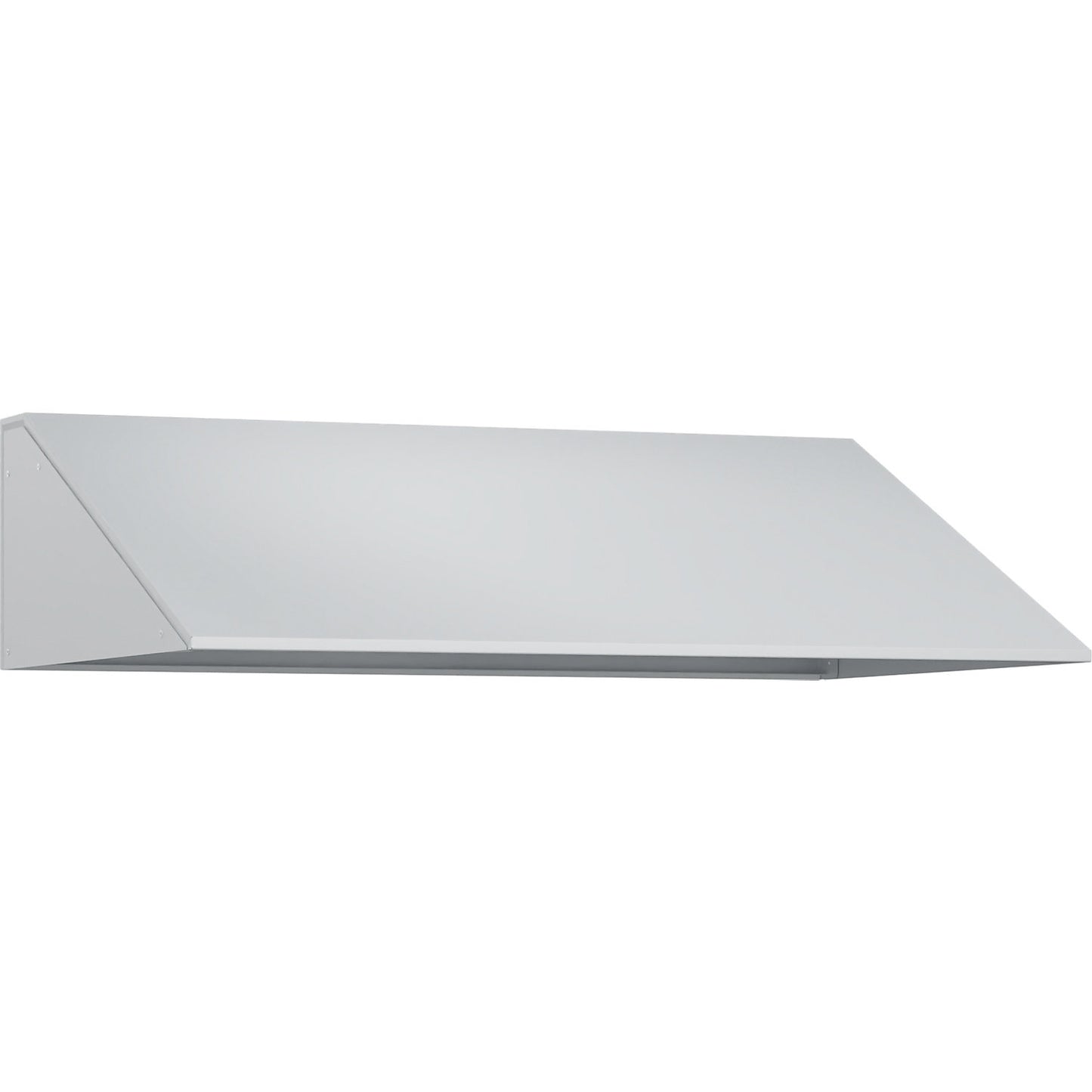 Sloping roof attachment, HxD 230 x 500 mm, steel, W 2 x 400 mm, light grey.