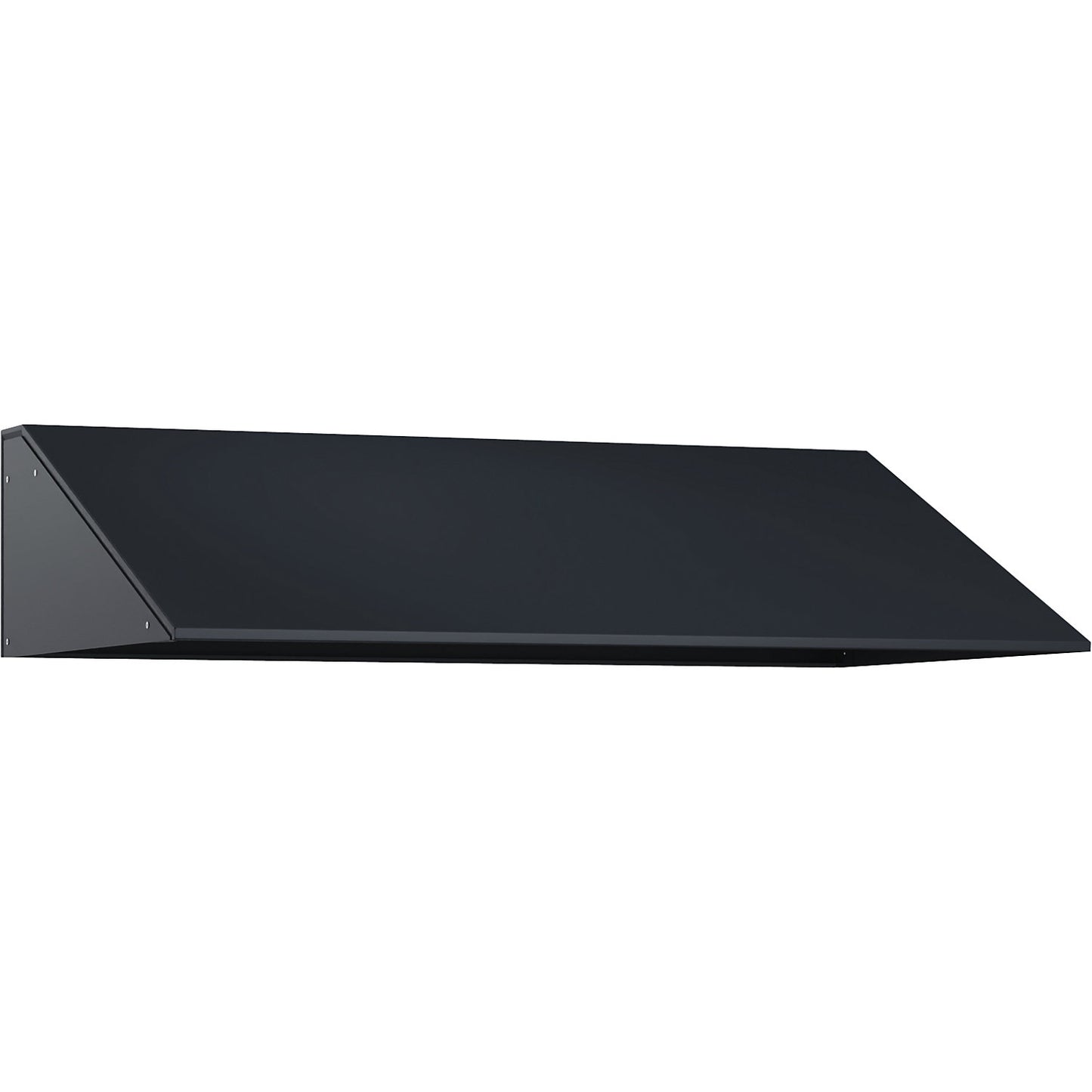 Sloping roof attachment, HxD 230 x 500 mm, steel, W 3 x 300 mm, black grey.