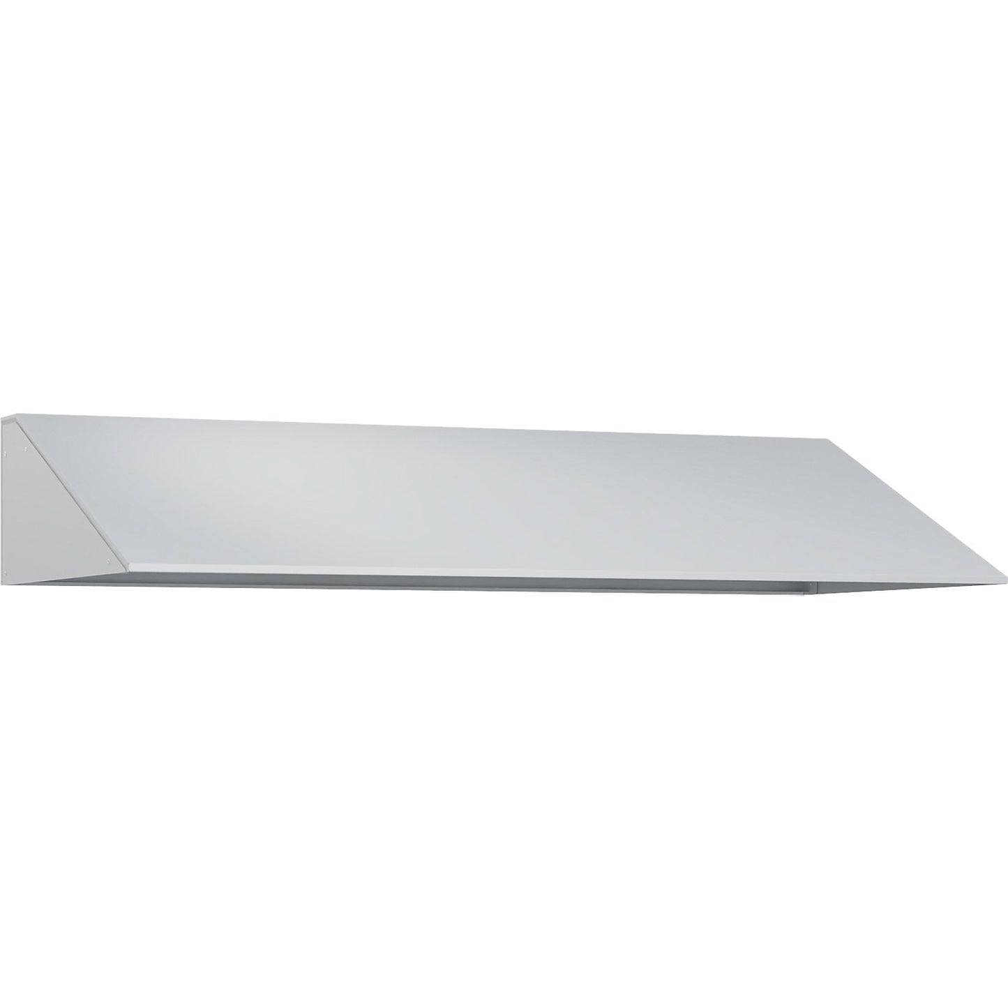 Sloping roof attachment, HxD 230 x 500 mm, steel, W 3 x 400 mm, light grey.