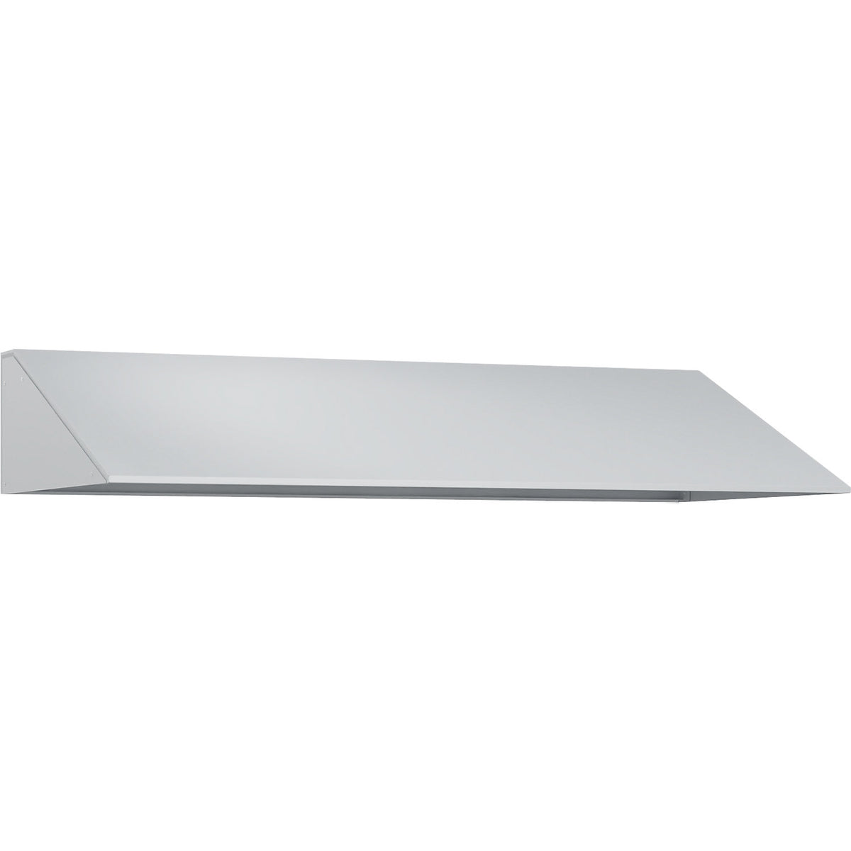 Sloping roof attachment, HxD 230 x 500 mm, steel, W 4 x 300 mm, light grey.