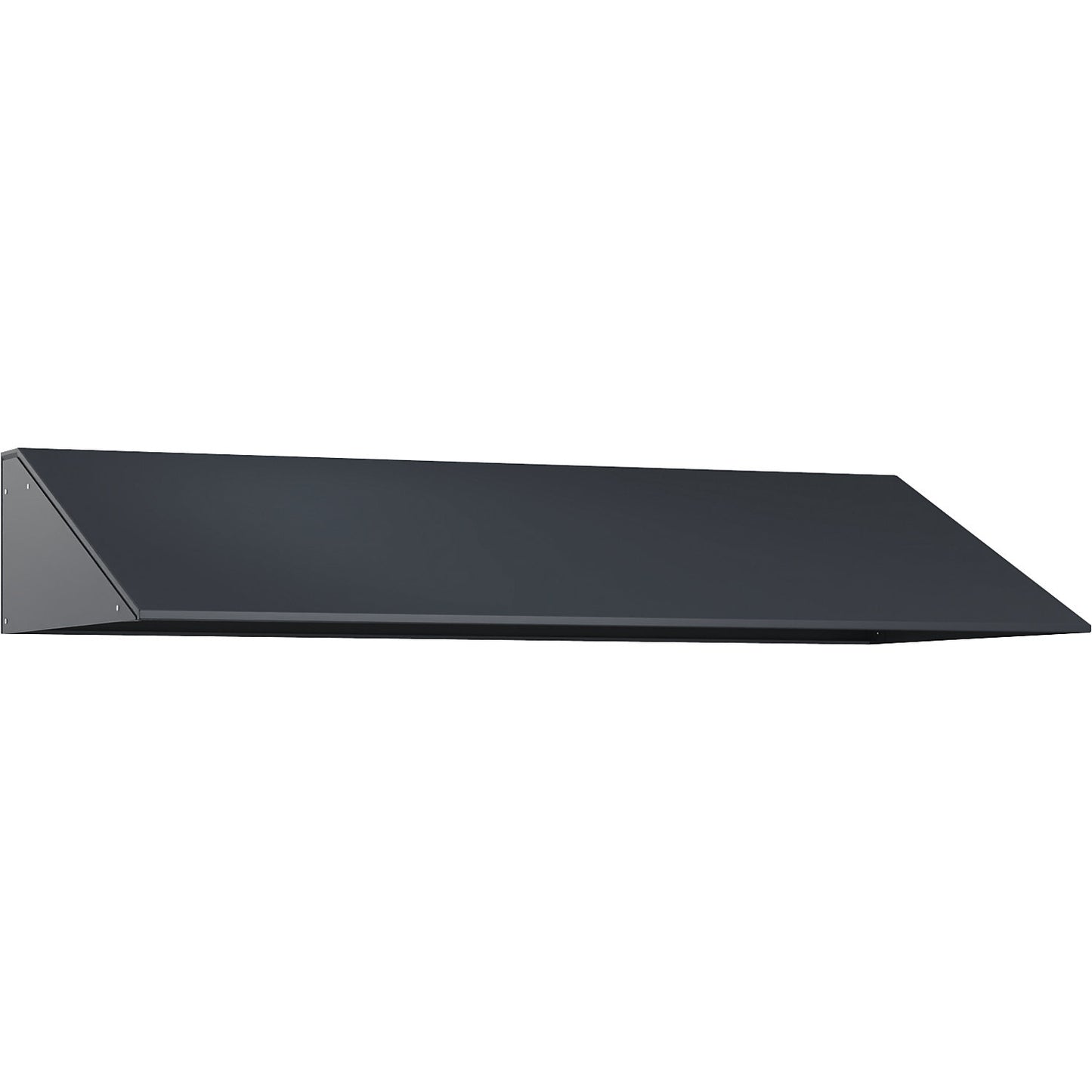 Sloping roof attachment, HxD 230 x 500 mm, steel, W 4 x 300 mm, charcoal.