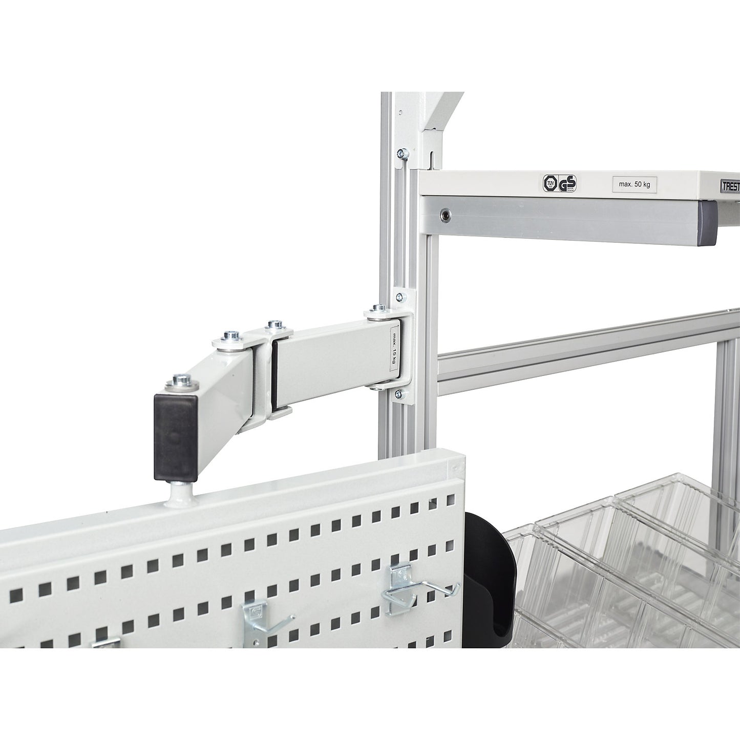 Mounting kit, for Series 45 drawer unit, installation under the worktop.