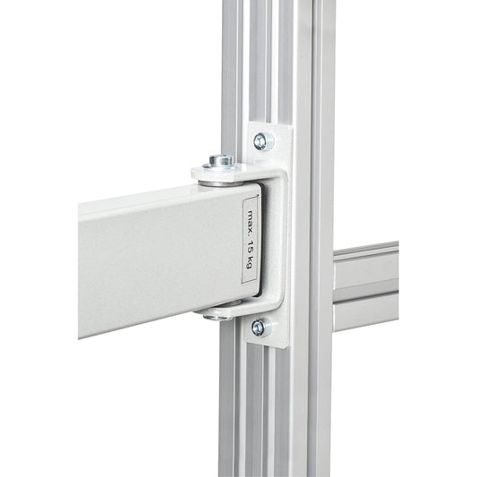 Mounting for swivel arms/accessories, on the AL2X support profile, max. load 15 kg.