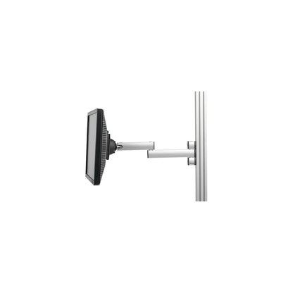 LCD flat screen swivel arm, standard mounting for VESA 75 / 100, max. load 10 kg.