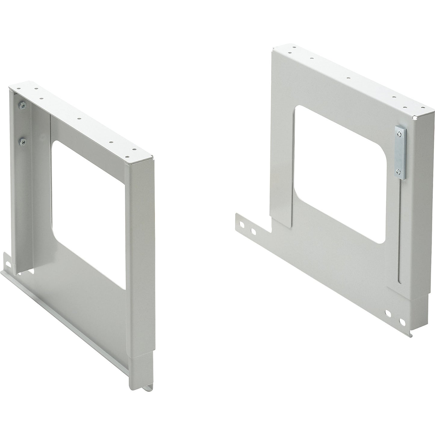 Mounting kit, for SPM shelves, light grey RAL 7035.