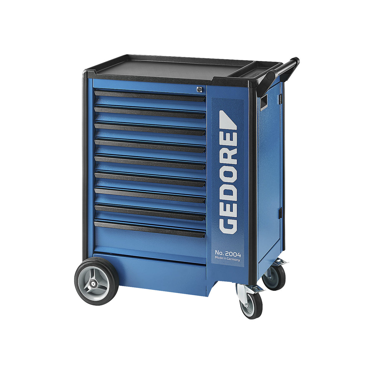 Tool trolley 2004, fully equipped, 9 drawers, including 325 tools, HxWxD 1020 x 865 x 605 mm.